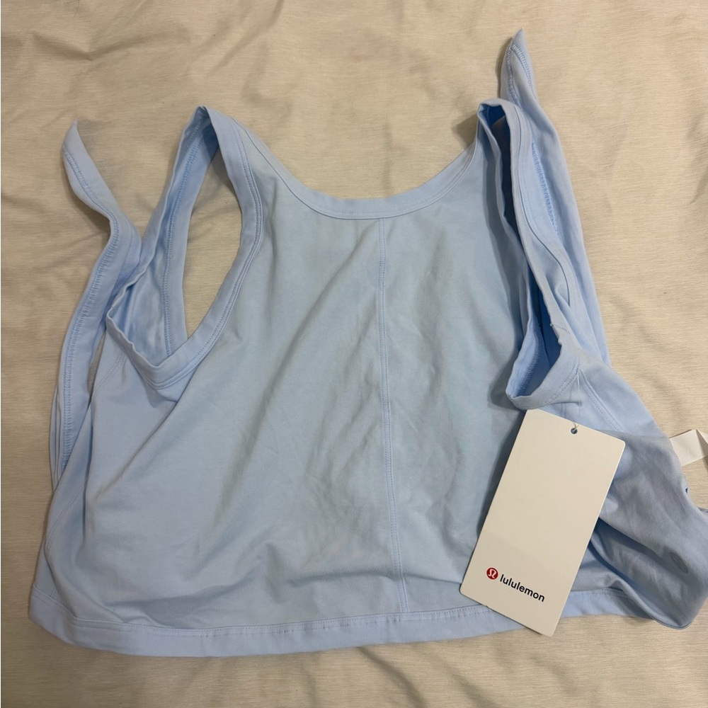 lululemon athletica Light Blue Tank Top